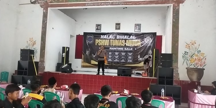 Polsek Sale Laksanakan Pengamanan Halal Bihalal PSHW TM, Kapolsek Tegaskan Komitmen Jaga Kondusifitas Wilayah