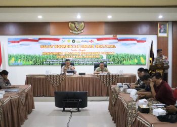 Polres Rembang Gelar Rakor Bersama Bank Himbara Bahas Fasilitas KUR bagi Kelompok Tani