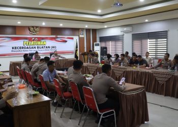Adaptif di Era Digital, Si Humas Polres Rembang Bekali Operator Medsos Manfaatkan AI untuk Konten Kreatif