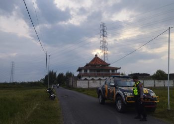 Patroli Sore Hari, Polsek Lasem Antisipasi Balap Liar dan Gangguan Kamtibmas di Jalur Desa Dasun
