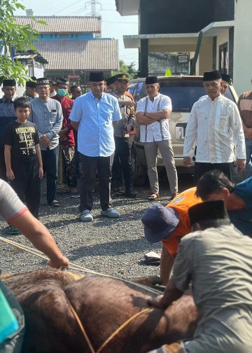 Semangat Berbagi di Hari Raya Idul Adha 1447 H, Polres Rembang Salurkan Hewan Qurban