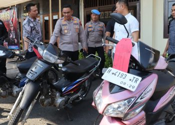 Berbekal Kunci T, Dua Pelaku Curanmor Lintas Daerah Dibekuk Satreskrim Polres Rembang