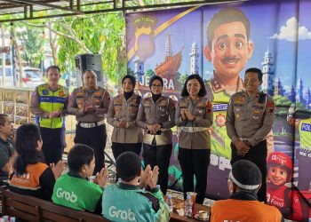 Kasat Lantas Polres Rembang Hadiri Kegiatan “Polantas Menyapa” Bersama Kakorlantas Polri di Jepara