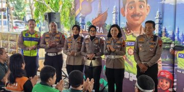 Kasat Lantas Polres Rembang Hadiri Kegiatan “Polantas Menyapa” Bersama Kakorlantas Polri di Jepara