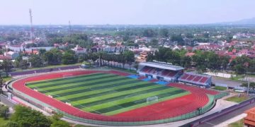 Stadion Joyokusumo Pati dari atas