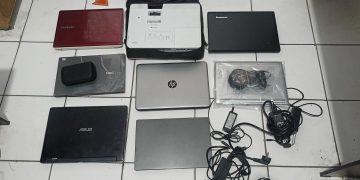 Gondol 6 Laptop SD 2 Mulyoharjo, Dua Pencuri Diringkus Polresta Pati Jelang Subuh