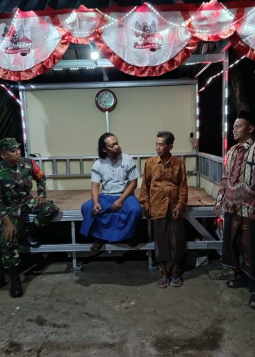 Koramil 11/Gembong Laksanakan Patroli Siskamling dan Monitoring KDKMP di Wilayah Binaan