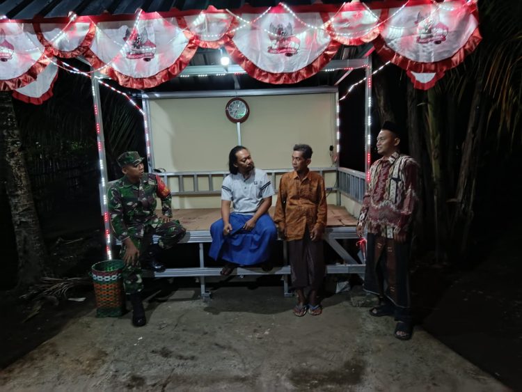 Koramil 11/Gembong Laksanakan Patroli Siskamling dan Monitoring KDKMP di Wilayah Binaan