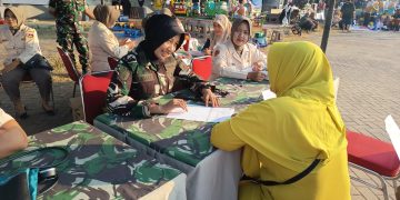 Semarak CFD, Kodim 0718/Pati dan DKT Gelar Bakti Sosial Kesehatan untuk Masyarakat