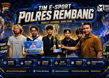 Fokus, Percaya Diri, dan Rajin Berlatih: Tim E-Sport Polres Rembang Bidik Tiket Kapolri Cup 2026