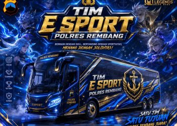 Dengan Semangat Membara, Tim E-Sport Polres Rembang Sore ini Bertolak ke D’Colomadu Karanganyar
