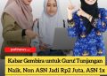 Kabar Gembira untuk Guru! Tunjangan Naik, Non ASN Jadi Rp2 Juta, ASN 1x Gapok, Langsung Masuk Rekening