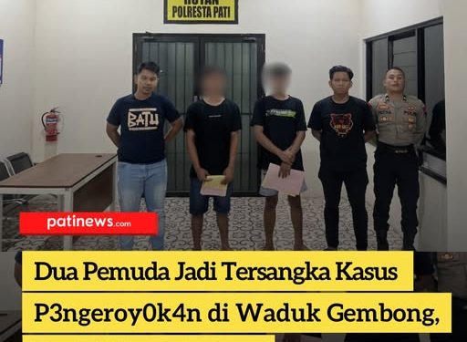 Dua Pemuda Jadi Tersangka Kasus P3ngeroy0k4n di Waduk Gembong, Begini Kronologinya