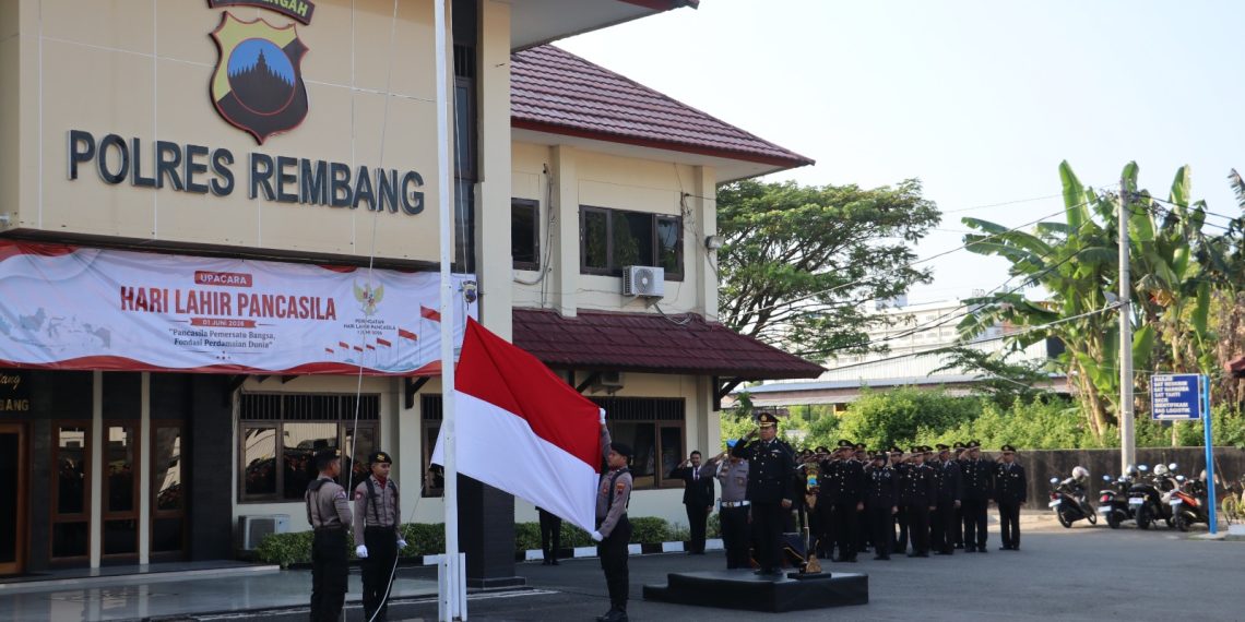 Polres Rembang Peringati Hari Lahir Pancasila 2026, Teguhkan Semangat Persatuan Bangsa