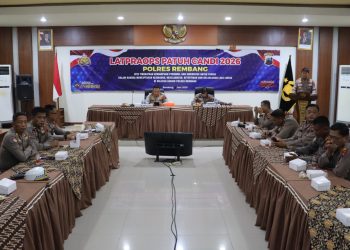 Jelang Operasi Patuh Candi 2026, Polres Rembang Perkuat Strategi dan Kesiapan Anggota