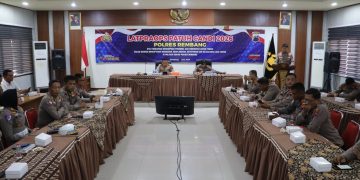 Jelang Operasi Patuh Candi 2026, Polres Rembang Perkuat Strategi dan Kesiapan Anggota