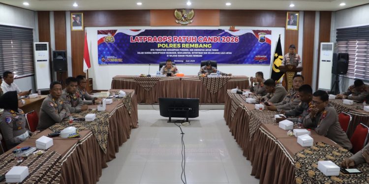 Jelang Operasi Patuh Candi 2026, Polres Rembang Perkuat Strategi dan Kesiapan Anggota