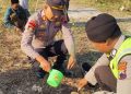 Kapolsek Sarang Hadiri Penanaman 500 Mangrove dan Cemara Laut Bersama Wagub Jateng di Pantai Temperak