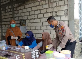 Polisi Rembang Hadir Dampingi Tracing TB Paru, Wujud Dukungan Polri terhadap Kesehatan Masyarakat
