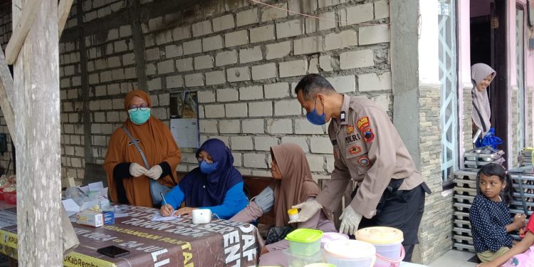 Polisi Rembang Hadir Dampingi Tracing TB Paru, Wujud Dukungan Polri terhadap Kesehatan Masyarakat