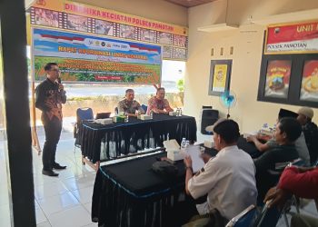 Kapolsek Pamotan Dukung Akses Permodalan Petani Melalui Sosialisasi KUR Bank Himbara