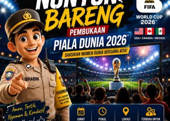 Polres Rembang Ajak Masyarakat Nonton Bareng Opening Piala Dunia 2026