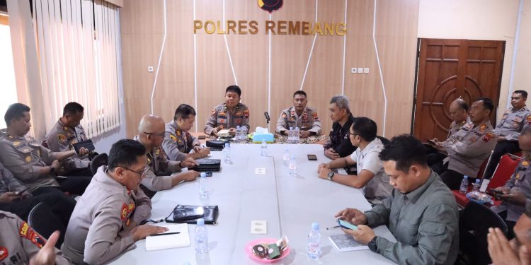 Polres Rembang Matangkan Kesiapan Pengamanan Pengesahan Warga Baru PSHT P17 Pusat Madiun