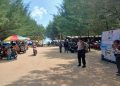 Pengamanan Objek Wisata Pantai Indah Layur, Polsek Lasem Pastikan Libur Akhir Pekan Berjalan Aman dan Kondusif