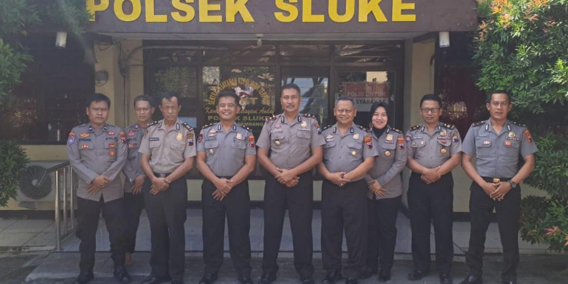 Verifikasi Kapolsek Sluke, Tim Polres Rembang Lakukan Pemeriksaan Menyeluruh Jelang Serah Terima Jabatan