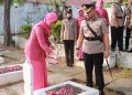 Jelang Hari Bhayangkara ke-80, Polres Rembang Gelar Ziarah dan Tabur Bunga di TMP Giri Bhakti