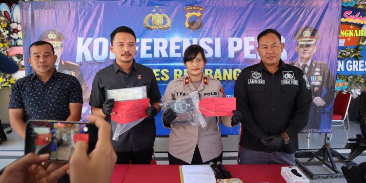 Bobol Rumah dan Gasak Uang Jutaan Rupiah, Pelaku Curat Ditangkap Polres Rembang