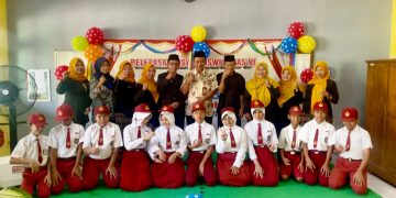 Perpisahan SDN Klecoregonang Winong, Kepala Sekolah Pesan kepada Siswa Terus Kejar Cita-Cita Setinggi Langit