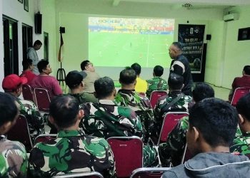 Nobar Kebangsaan Kodim 0718/Pati Jadi Ajang Mempererat Kemanunggalan TNI dan Rakyat