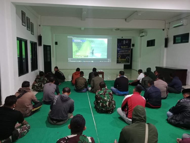Lewat Nobar Kebangsaan, Kodim 0718/Pati Rajut Kebersamaan Bersama Masyarakat