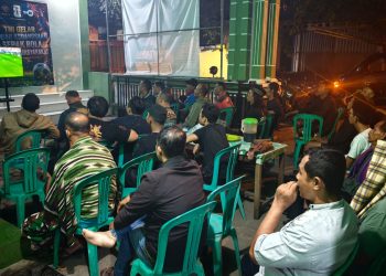 Kodim 0718/Pati Gelar Nobar Kebangsaan, Perkuat Kemanunggalan TNI-Rakyat