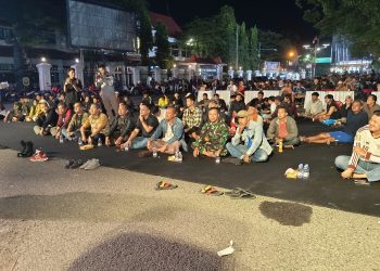 Dandim 0718/Pati Diwakili Danramil 14 Hadiri Nobar Final Piala Dunia 2026