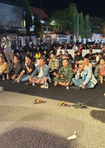 Dandim 0718/Pati Diwakili Danramil 14 Hadiri Nobar Final Piala Dunia 2026