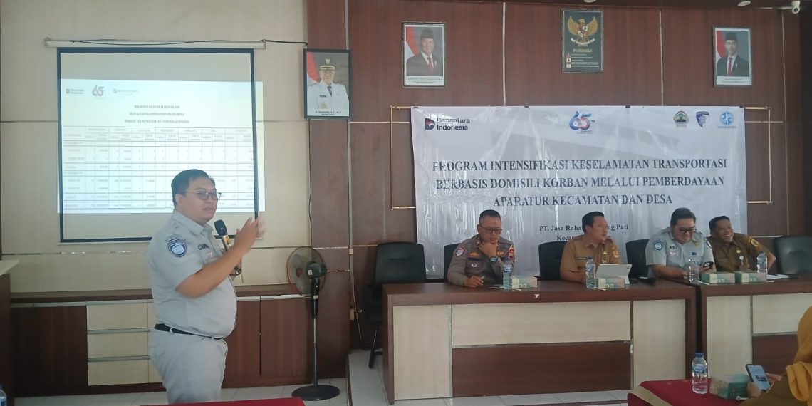 Polresta Pati, Jasa Raharja dan Aparatur Desa, Perkuat Kesadaran Keselamatan Berlalu Lintas di Kayen