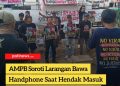 AMPB Soroti Larangan Bawa Handphone Saat Hendak Masuk Kejari Pati: “Ada Apa di Dalam?”