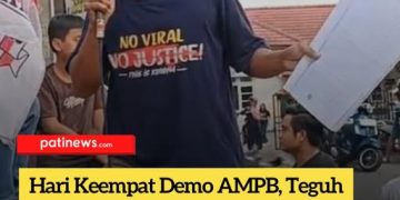 Hari Keempat Demo AMPB, Teguh Istiyanto Tuding Kejari Pati Manipulasi Dokumen Persidangan