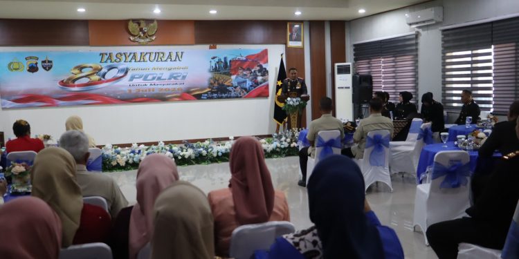 Tasyakuran Hari Bhayangkara ke-80, Polres Rembang Rayakan Pengabdian dengan Penuh Khidmat dan Kebersamaan