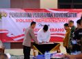 Kapolres Rembang Resmikan Perubahan Nomenklatur Polsek Rembang Kota Menjadi Polsek Rembang