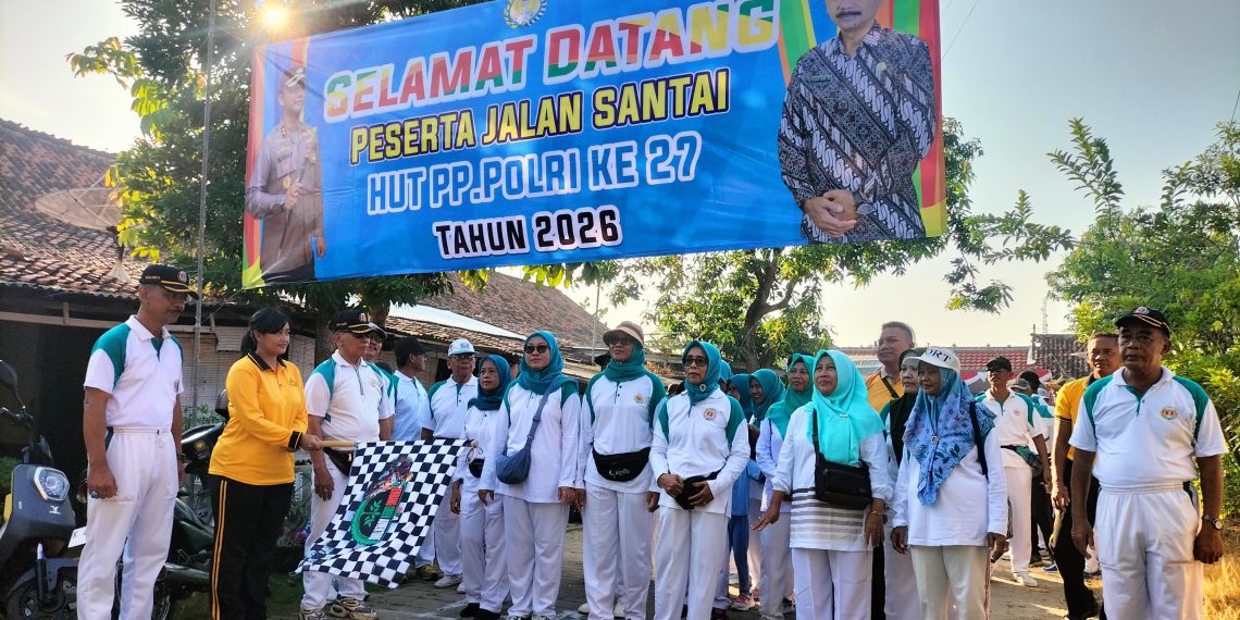 Jalin Silaturahmi, Wakapolres Rembang Hadiri Olahraga Bersama Peringati HUT ke-27 PP Polri Cabang Rembang