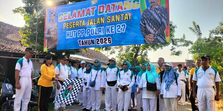 Jalin Silaturahmi, Wakapolres Rembang Hadiri Olahraga Bersama Peringati HUT ke-27 PP Polri Cabang Rembang