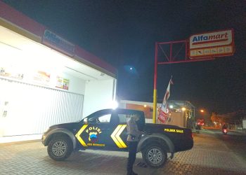 Personel Polres Rembang Intensifkan Patroli Dini Hari, Jaga Kamtibmas Tetap Kondusif