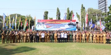 Waka Polres Rembang Hadiri Upacara Peringatan Hari Koperasi Nasional ke-79 di Halaman Kantor Bupati Rembang