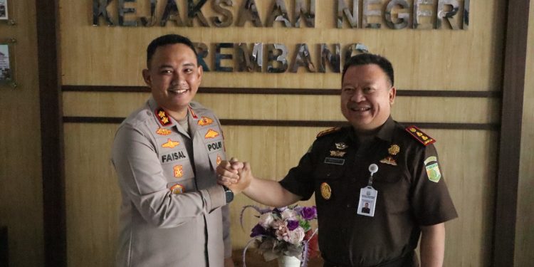 Kapolres Rembang Jalin Silaturahmi dengan Kepala Kejaksaan Negeri Rembang