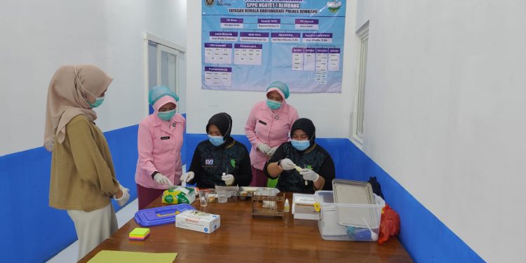 BKIA Polres Rembang Laksanakan Monitoring Food Security di Dua Dapur MBG SPPG YKB Rembang