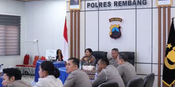 Wakapolres Rembang Pimpin Rapat Tindak Lanjut Temuan Audit Kinerja, Perkuat Akuntabilitas dan Kinerja Organisasi