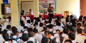 Personel Polsek Sale Berikan Penyuluhan Kamtibmas di SMK Negeri 1 Sale